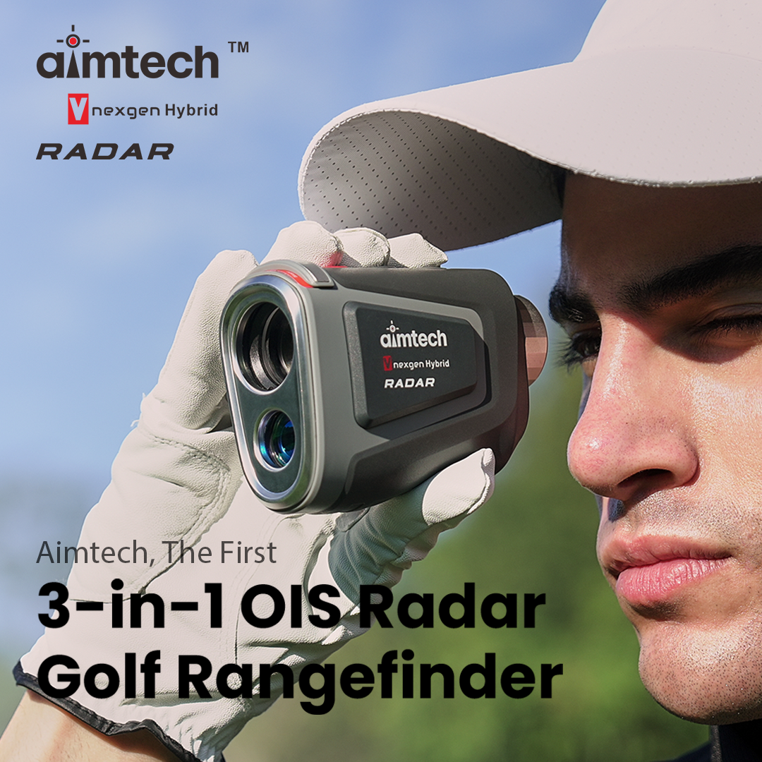 Aimtech Vnexgen 하이브리드 RADAR | 세계 최초 3-in-1 OIS 골프 거리 측정기-V3